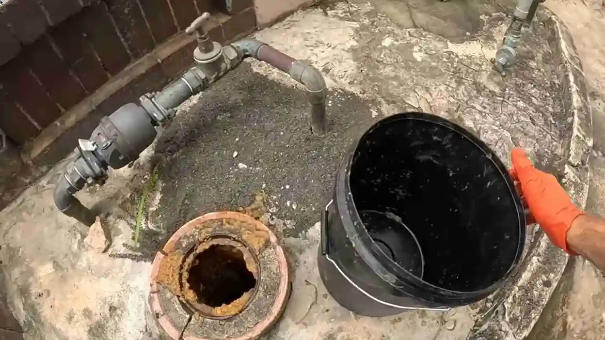 Drain line running clear after professional cleaning